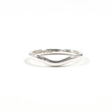 TIFFANY & CO. Ring Curved bundling Elsa Peretti Sterling Silver 925 US Size 5.75 Women