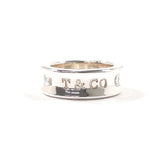 TIFFANY & CO. Ring 1837 Medium Sterling Silver 925 US Size 4.75 Women