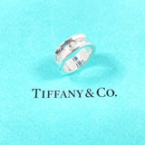 TIFFANY & CO. Ring 1837 Medium Sterling Silver 925 US Size 4.75 Women