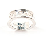 TIFFANY & CO. Ring 1837 Medium Sterling Silver 925 US Size 4.75 Women