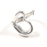 TIFFANY&Co. Ring Open heart Elsa Peretti Silver925 #12(JP Size) Silver Women Used