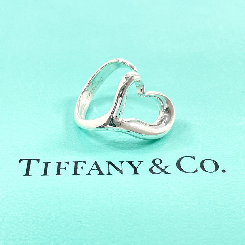 TIFFANY&Co. Ring Open heart Elsa Peretti Silver925 #12(JP Size) Silver Women Used