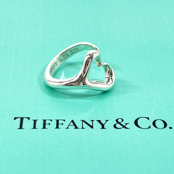 TIFFANY&Co. Ring Open heart Elsa Peretti Silver925 #12(JP Size) Silver Women Used