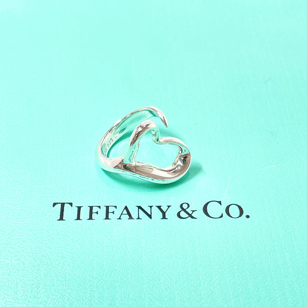 TIFFANY&Co. Ring Open heart Elsa Peretti Silver925 #10(JP Size) Silver Women Used