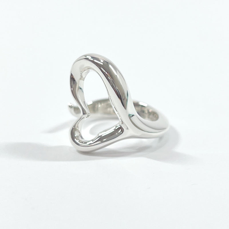 TIFFANY&Co. Ring Open heart Elsa Peretti Silver925 #9(JP Size) Silver Women Used