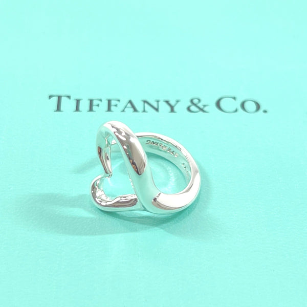 TIFFANY&Co. Ring Open heart Elsa Peretti Silver925 #9(JP Size) Silver Women Used