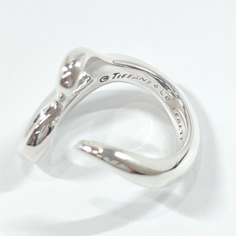 TIFFANY&Co. Ring Open heart Elsa Peretti Silver925 #9(JP Size) Silver Women Used