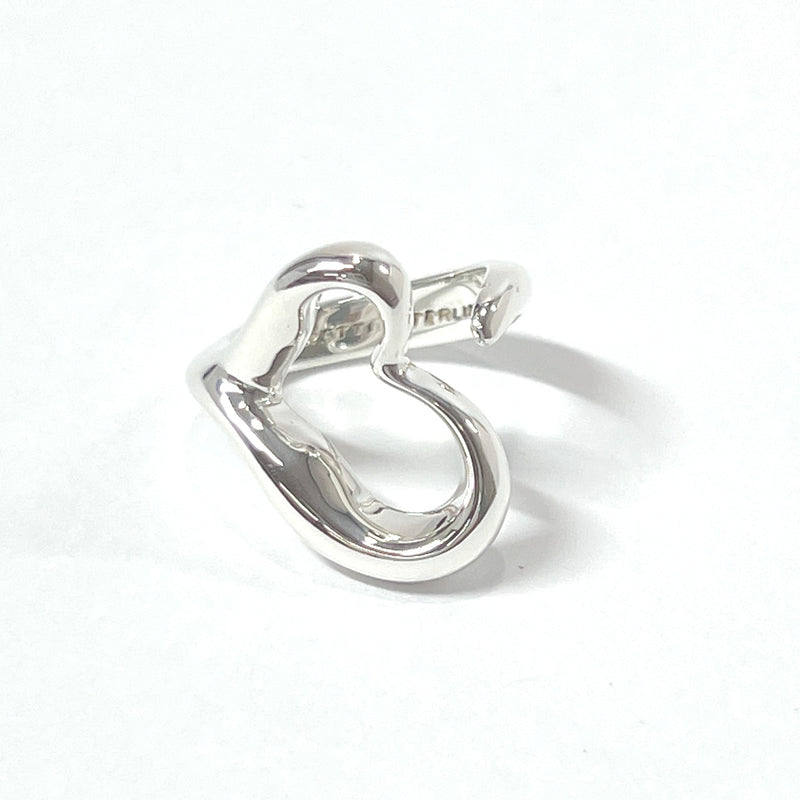 TIFFANY&Co. Ring Open heart Elsa Peretti Silver925 #7(JP Size) Silver Women Used