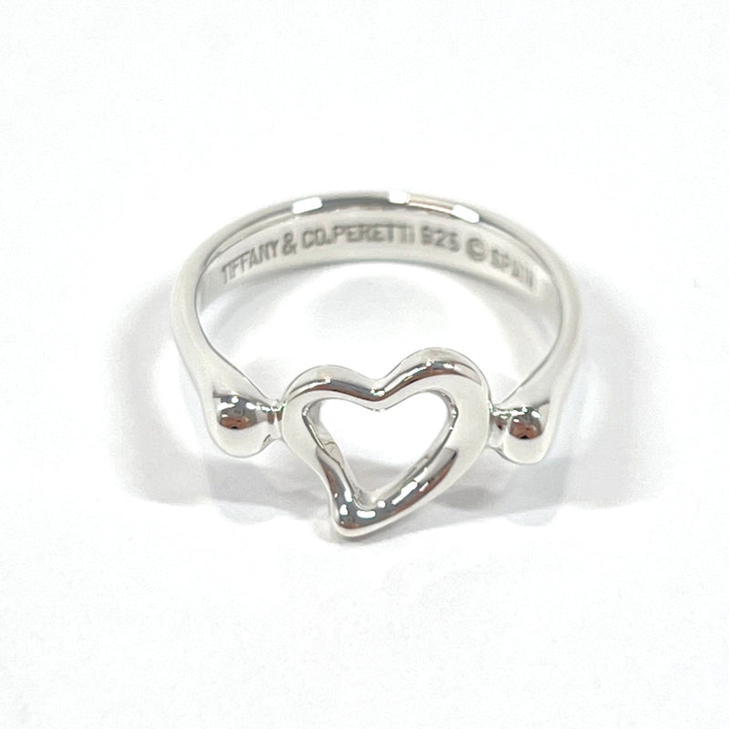 TIFFANY&Co. Ring Open heart Elsa Peretti Silver925 #10(JP Size) Silver Women Used