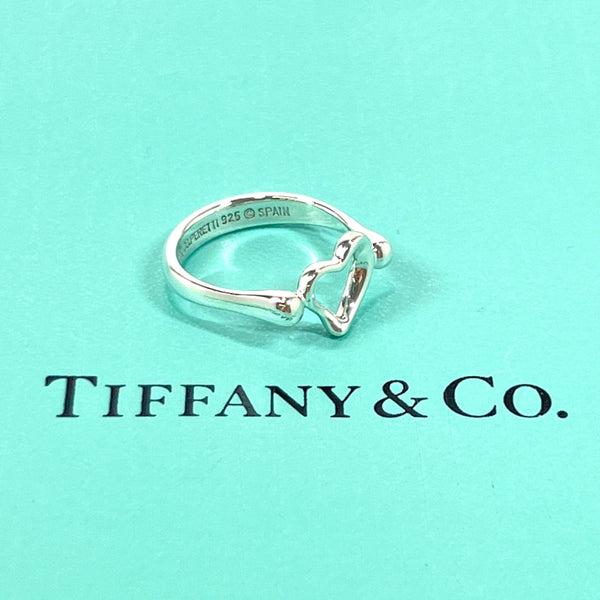 TIFFANY&Co. Ring Open heart Elsa Peretti Silver925 #10(JP Size) Silver Women Used