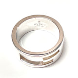 GUCCI Ring Branded Cutout G Silver925 #10(JP Size) Silver Women Used