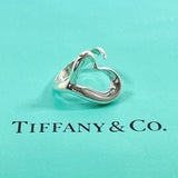 TIFFANY&Co. Ring Open heart Elsa Peretti Silver925 #11(JP Size) Silver Women Used