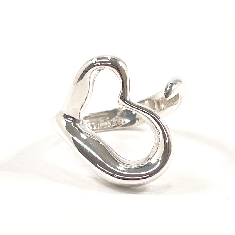 TIFFANY&Co. Ring Open heart Elsa Peretti Silver925 #11(JP Size) Silver Women Used