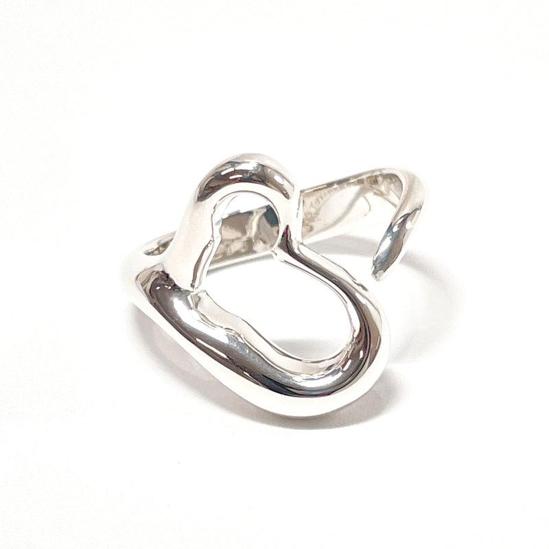 TIFFANY&Co. Ring Open heart Elsa Peretti Silver925 #8(JP Size) Silver Women Used