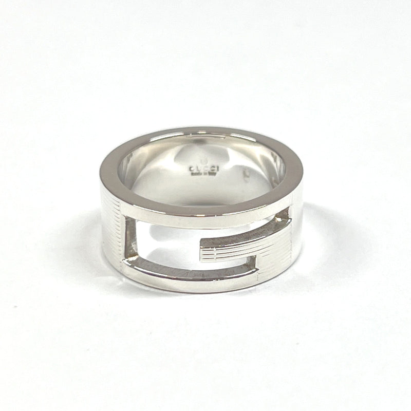 GUCCI Ring Branded Cutout G Silver925 #8(JP Size) Silver Women Used