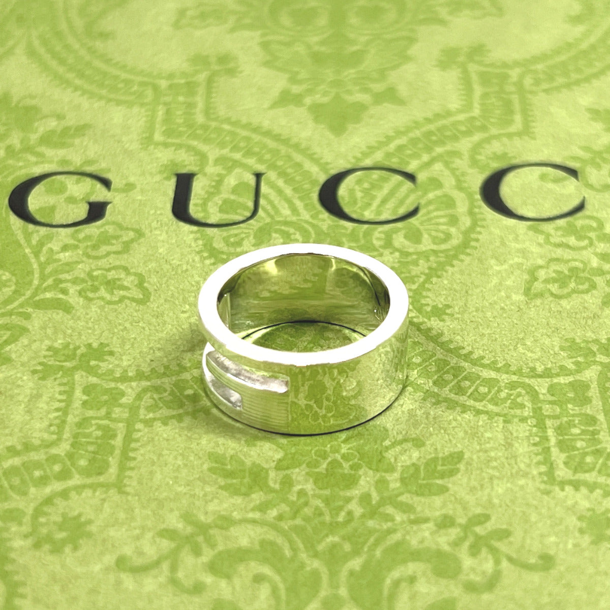 GUCCI Ring Branded Cutout G Silver925 #8(JP Size) Silver Women Used –  JP-BRANDS.com