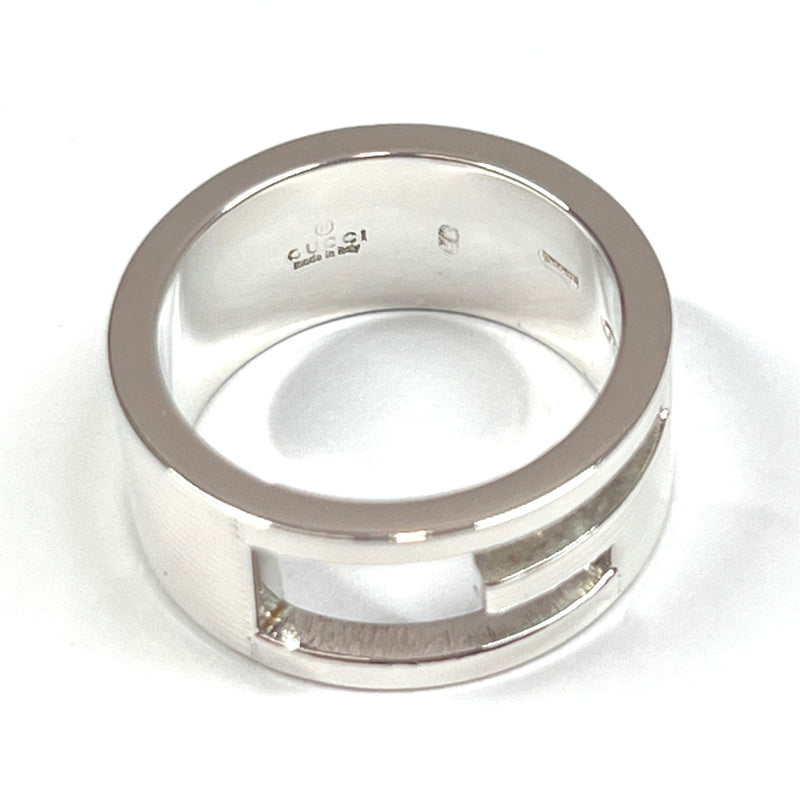 GUCCI Ring Branded Cutout G Silver925 #8(JP Size) Silver Women Used