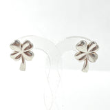 CHANEL earring Clover four leaves Silver925 Silver Women Used