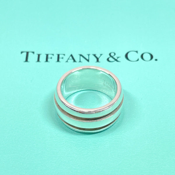 TIFFANY&Co. Ring Atlas grooved Double line Silver925 #9(JP Size) Silver Women Used