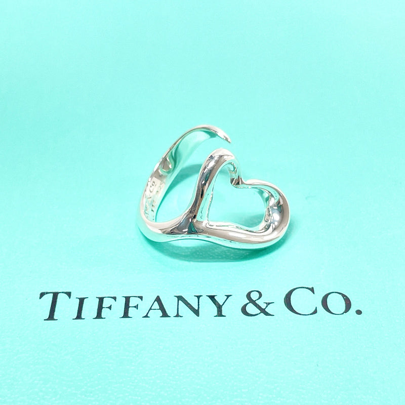 TIFFANY&Co. Ring Open heart Elsa Peretti Silver925 #12(JP Size) Silver Women Used