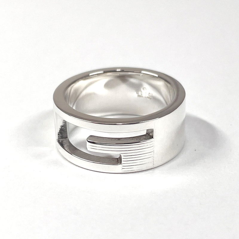 GUCCI Ring Branded Cutout G Silver925 #9.5(JP Size) Silver unisex Used