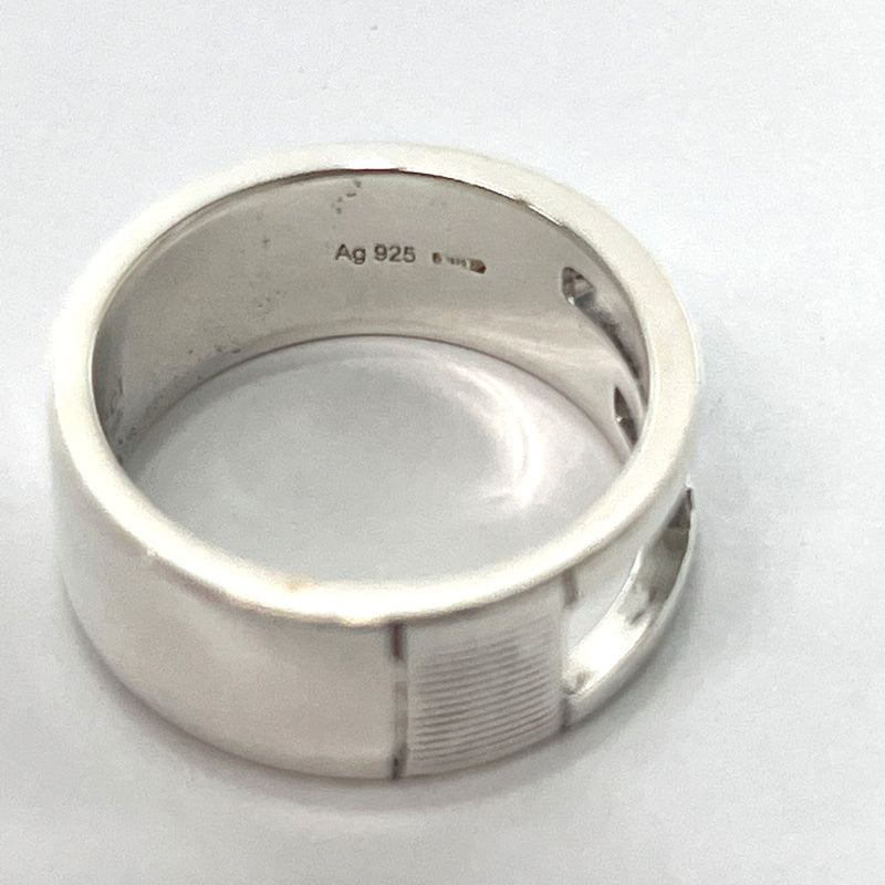 GUCCI Ring Branded Cutout G Silver925 #13(JP Size) Silver unisex Used