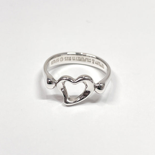 TIFFANY&Co. Ring Open heart Elsa Peretti Silver925 #9(JP Size) Silver Women Used