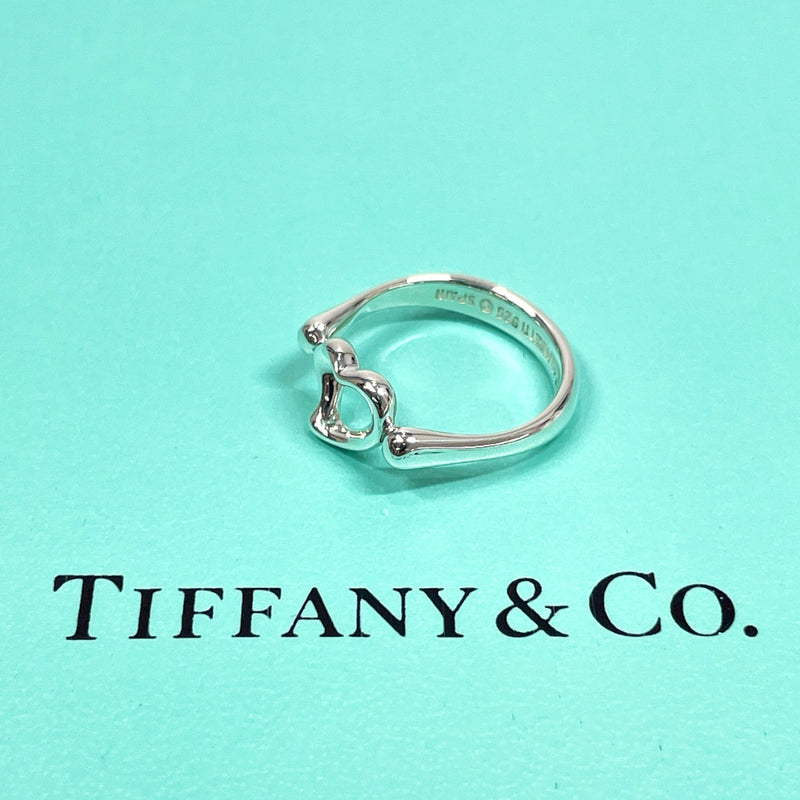 TIFFANY&Co. Ring Open heart Elsa Peretti Silver925 #9(JP Size) Silver Women Used