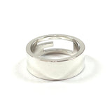 GUCCI Ring Branded Cutout G Silver925 #16.5(JP Size) Silver unisex Used