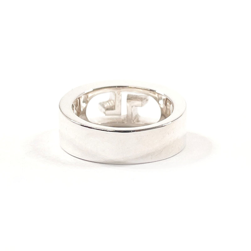GUCCI Ring Double G logo Silver925 #US 5 3/4 Silver unisex Second hand
