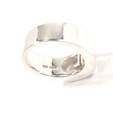 GUCCI Ring Double G logo Silver925 #US 5 3/4 Silver unisex Second hand
