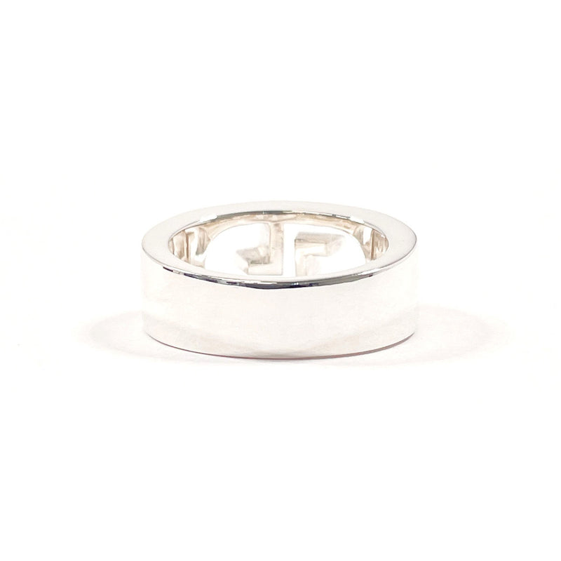 GUCCI Ring Double G logo Silver925 #US 5 3/4 Silver unisex Second hand