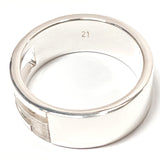 GUCCI Ring Branded Cutout G Silver925 #19(JP Size) Silver unisex Used