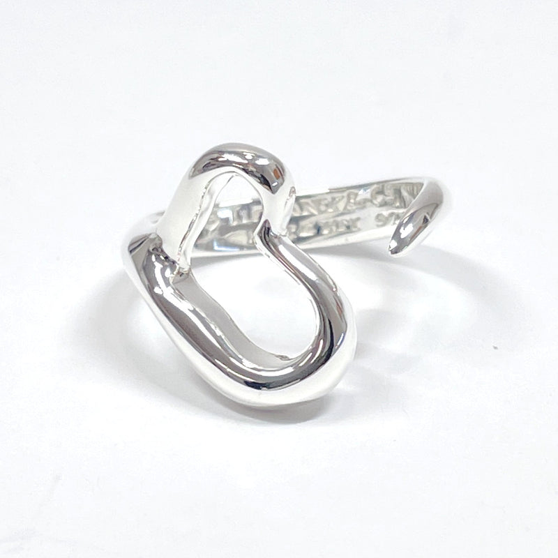 TIFFANY&Co. Ring Open heart Elsa Peretti Silver925 #10(JP Size) Silver Women Used