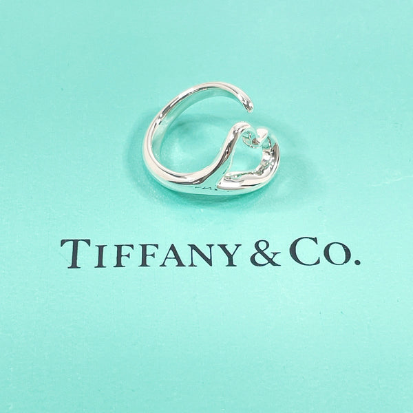 TIFFANY&Co. Ring Open heart Elsa Peretti Silver925 #10(JP Size) Silver Women Used