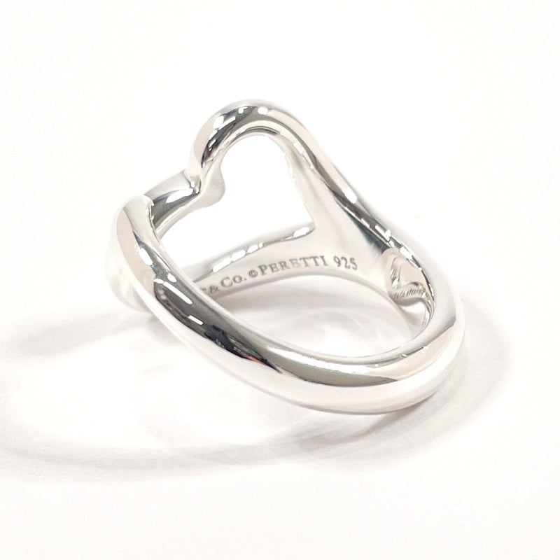 TIFFANY&Co. Ring Open heart Elsa Peretti Silver925 #10(JP Size) Silver Women Used