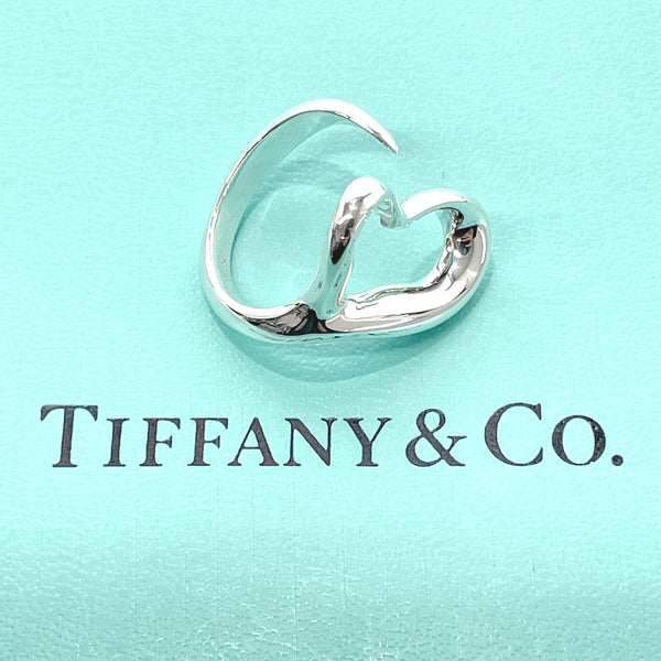 TIFFANY&Co. Ring Open heart Elsa Peretti Silver925 #10(JP Size) Silver Women Used