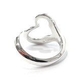 TIFFANY&Co. Ring Open heart Elsa Peretti Silver925 #10(JP Size) Silver Women Used