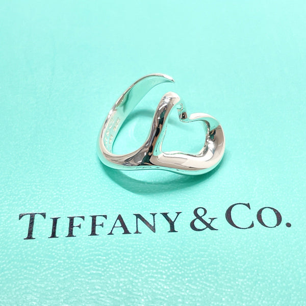 TIFFANY&Co. Ring Open heart Elsa Peretti Silver925 #11(JP Size) Silver Women Used