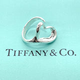 TIFFANY&Co. Ring Open heart Elsa Peretti Silver925 #11(JP Size) Silver Women Used