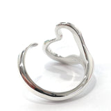 TIFFANY&Co. Ring Open heart Elsa Peretti Silver925 #11(JP Size) Silver Women Used