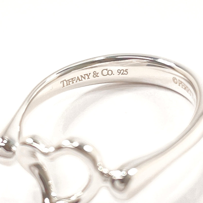 TIFFANY&Co. Ring Open heart Elsa Peretti Silver925 #9.5(JP Size) Silver Women Used