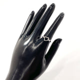 TIFFANY&Co. Ring Open heart Elsa Peretti Silver925 #US 5 Silver Women Second hand