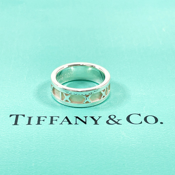 TIFFANY&Co. Ring Atlas Silver925 #8.5(JP Size) Silver Women Used