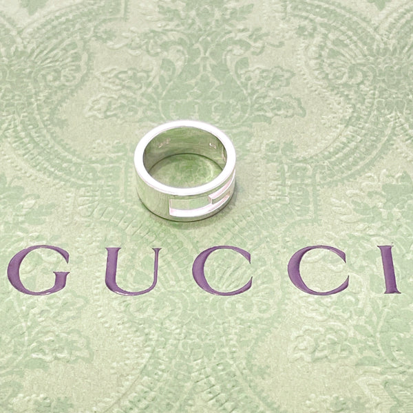 GUCCI Ring Silver925 #9(JP Size) Silver Women Used