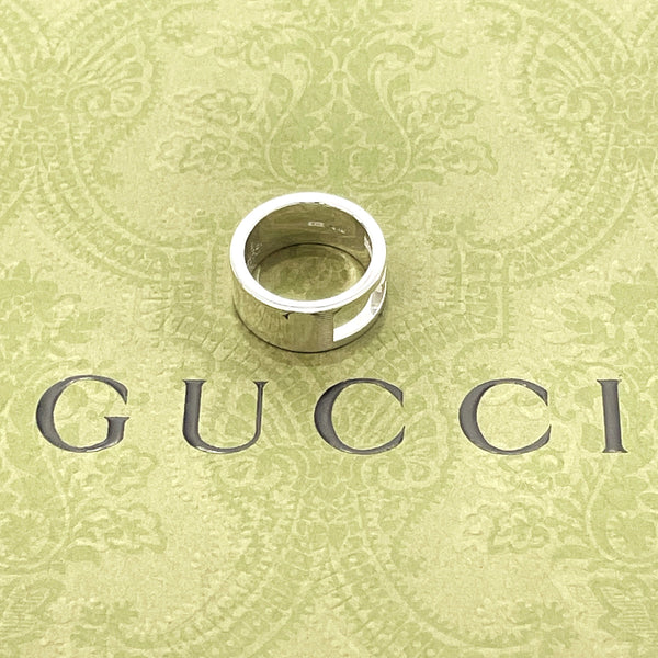 GUCCI Ring Branded Cutout G Silver925 #9(JP Size) Silver Women Used