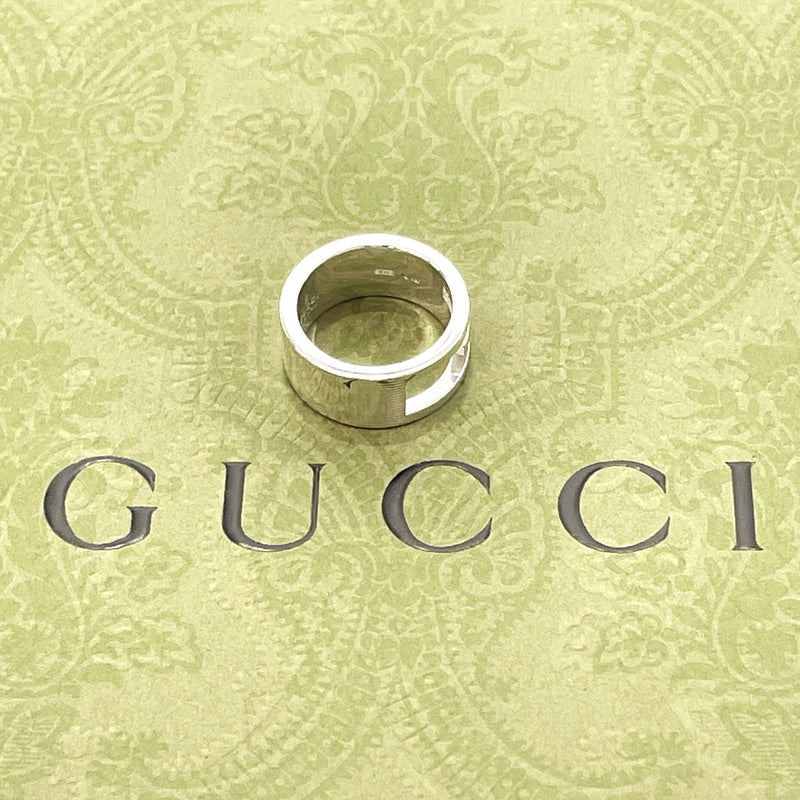 GUCCI Ring Branded Cutout G Silver925 #9(JP Size) Silver Women Used