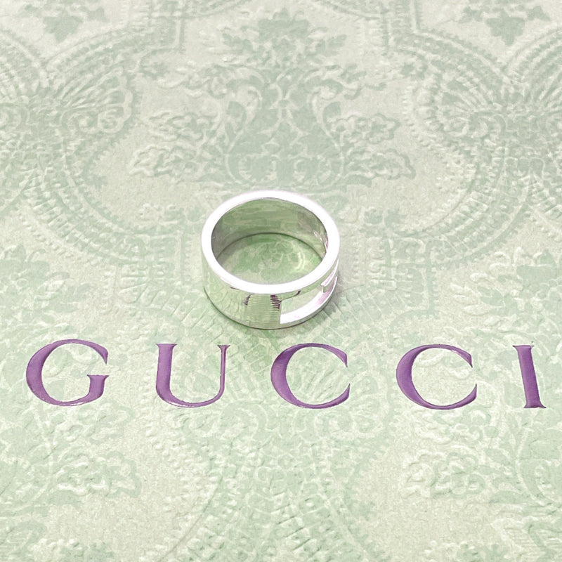 GUCCI Ring Branded Cutout G Silver925 #12(JP Size) Silver unisex Used