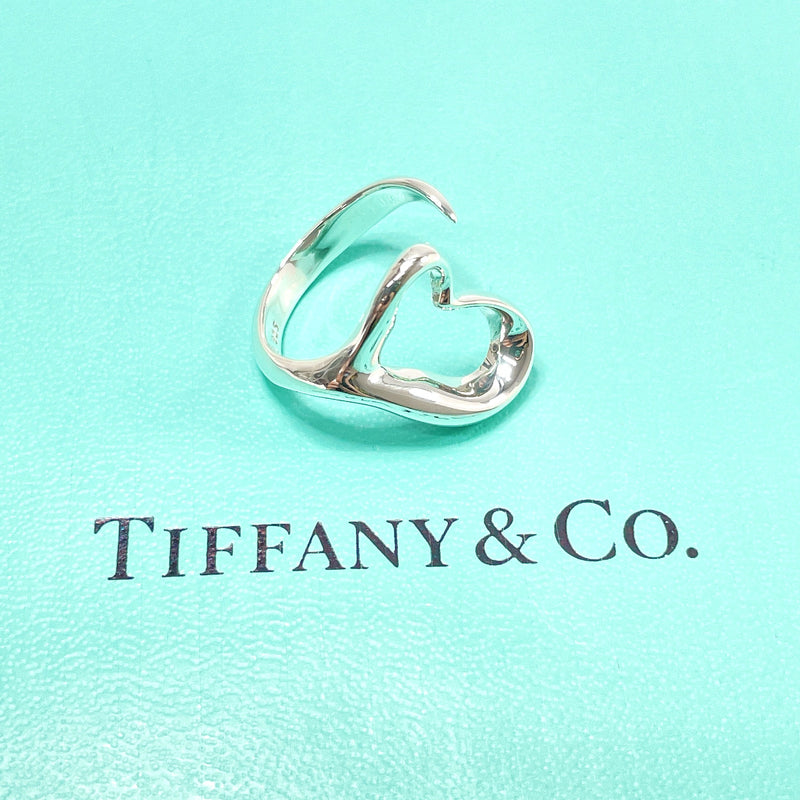 TIFFANY&Co. Ring Open heart Elsa Peretti Silver925 #12(JP Size) Silver Women Used