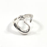 TIFFANY&Co. Ring Open heart Elsa Peretti Silver925 #US 4 1/2 Silver Women Second hand